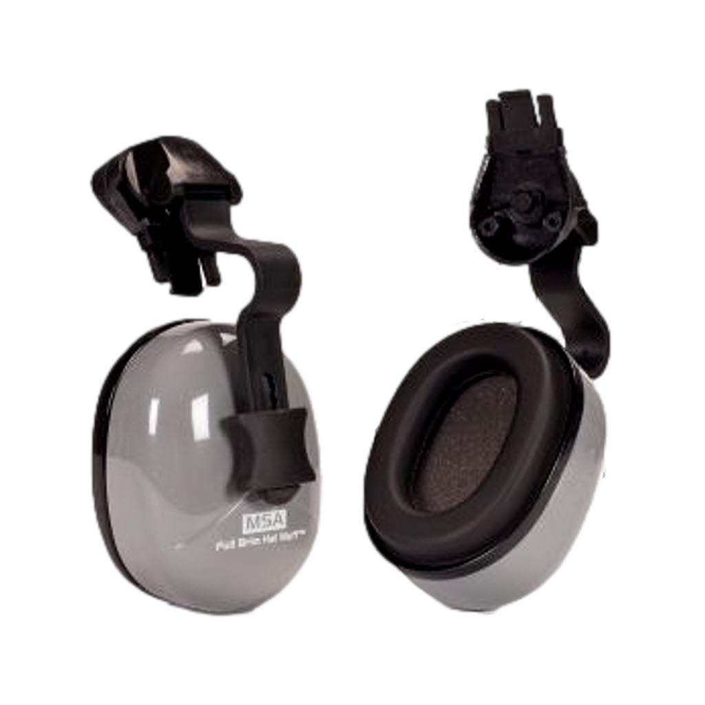 MSA 10129327 SoundControl SH Cap Model Earmuffs for Full-Brim Hard Hats, Gray, NRR 25 - OutdoorPowerDeals