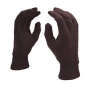 CORDOVA GLOVES JERSEY POLY/COTTON BROWN LARGE 1400 - OutdoorPowerDeals