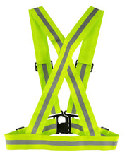 IRONWEAR Suspenders Reflective Lime One Size 1915-L High-Visibility Gear - OutdoorPowerDeals