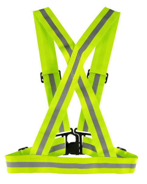 IRONWEAR Suspenders Reflective Lime One Size 1915-L High-Visibility Gear - OutdoorPowerDeals