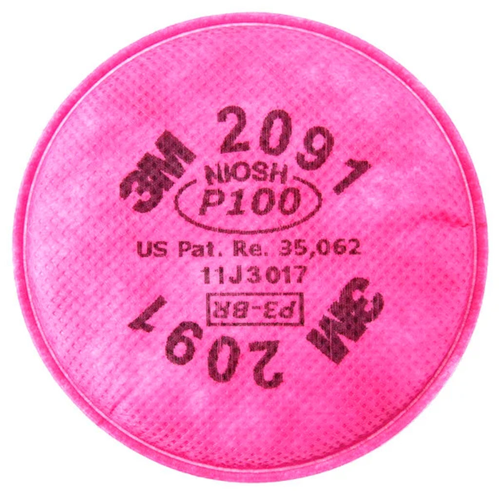 3M 2091 P100 Particulate Filter, Advanced Filtration, (Pair) - OutdoorPowerDeals