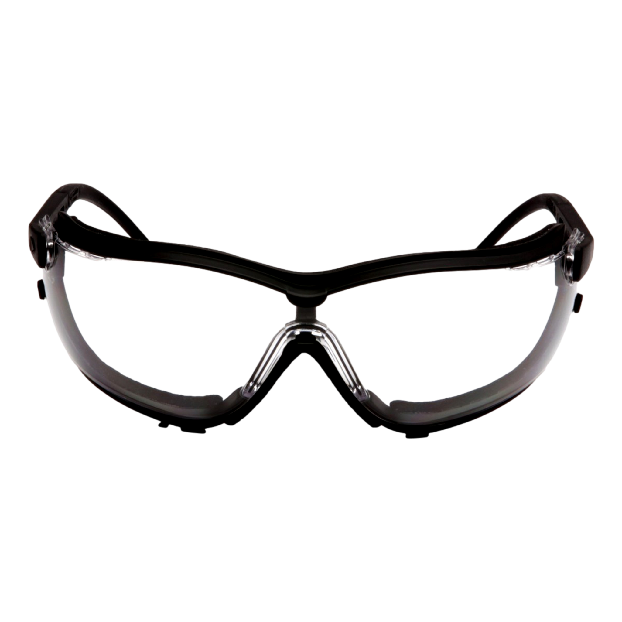 PYRAMEX GOGGLES V2G BLACK/CLEAR GB1810ST