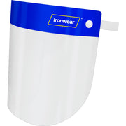 Ironwear 3956 Full-Length Disposable Face Shield, Clear Polyethylene - OutdoorPowerDeals