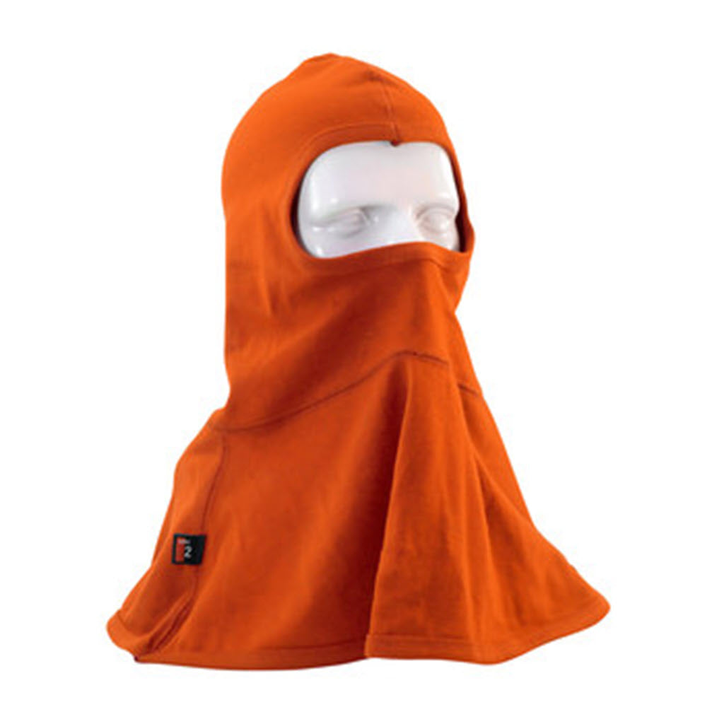 PIP 385-FRBL-11-OR Flame-Resistant Cotton Balaclava, Orange - OutdoorPowerDeals