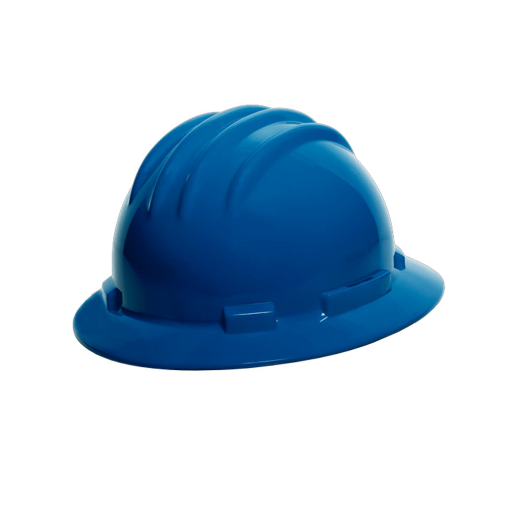 IRONWEAR 3970 BLUE HARD HAT FULL BRIM RATCHET - OutdoorPowerDeals
