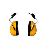 3M EARMUFFS DBL SHELL NRR22 CAP MT BLK/YLW H9P3E - OutdoorPowerDeals