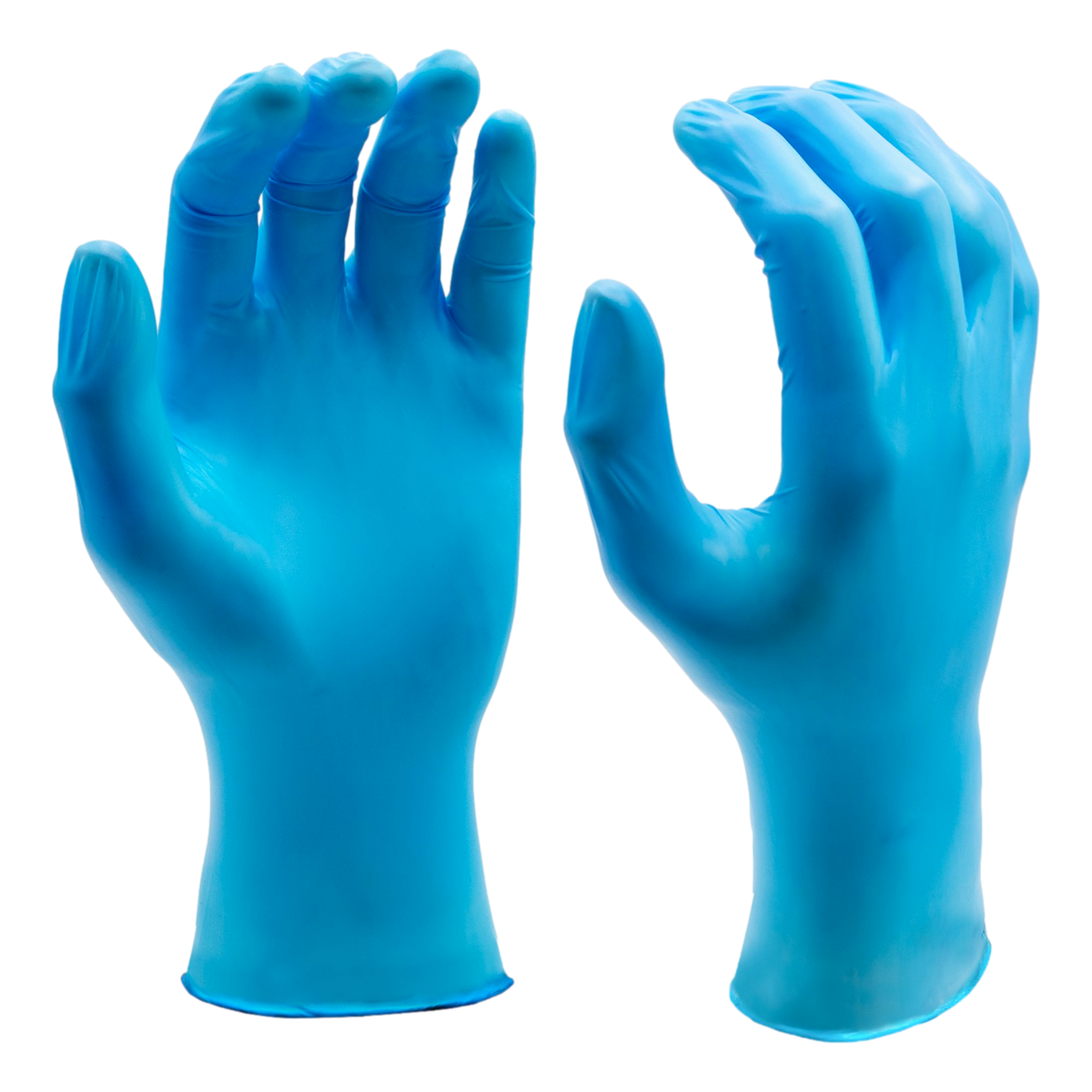 Cordova Silver 4095-L Nitrile Gloves – 4mil, Powder-Free, Blue (Large)