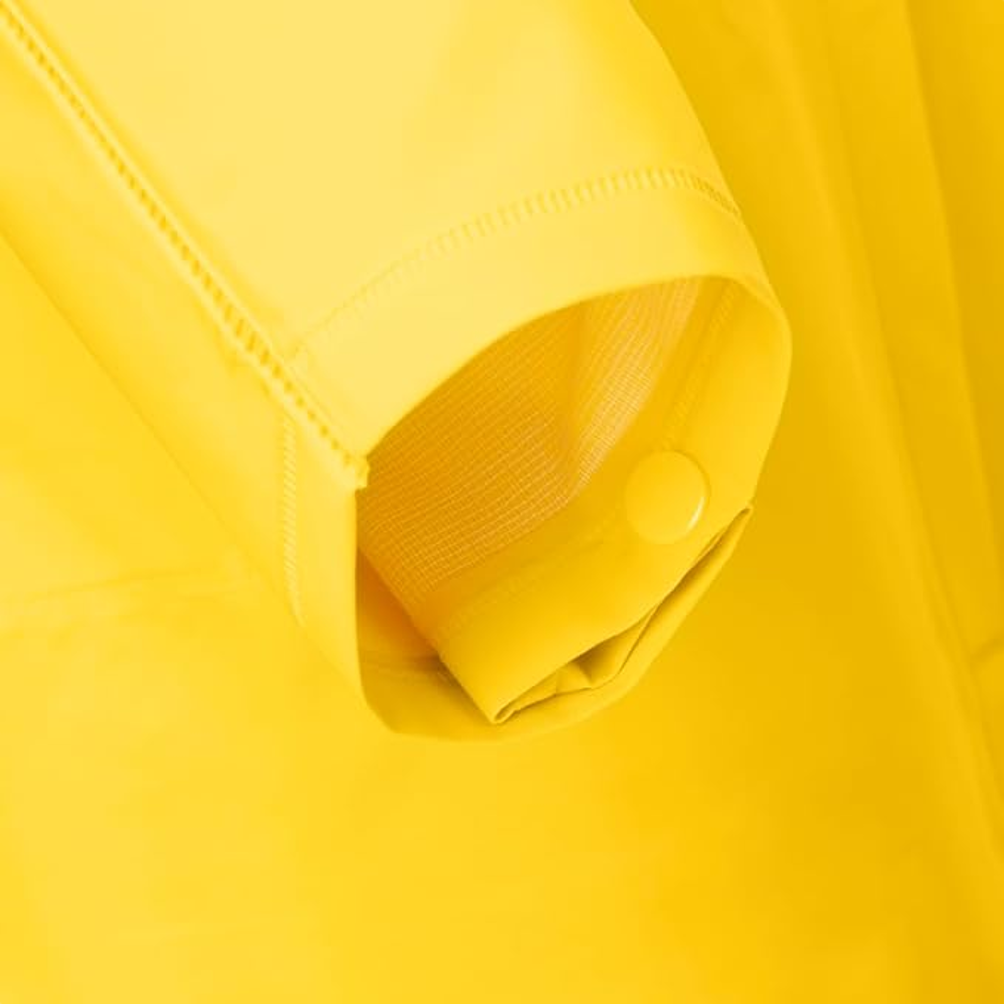 Ironwear 9220-Y 49" 3XL Yellow Raincoat with Hood, Poly Construction