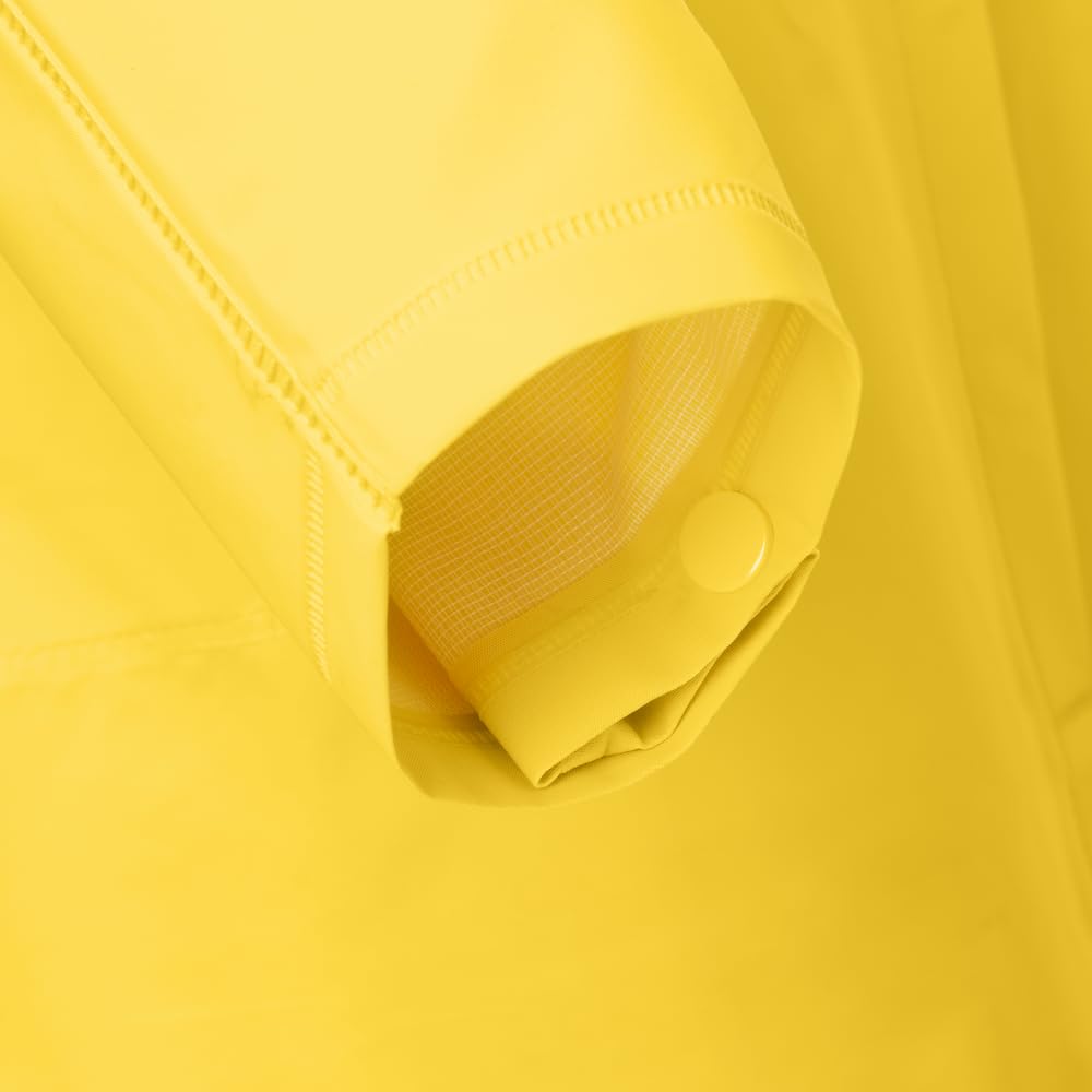 Ironwear 9220 49" LG Long Coat with Corduroy Collar & Detachable Hood Rainwear - OutdoorPowerDeals