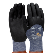 ATG 44-3755 Maxicut Ultra Nitrile Gloves Blue Black Large Pack of 12