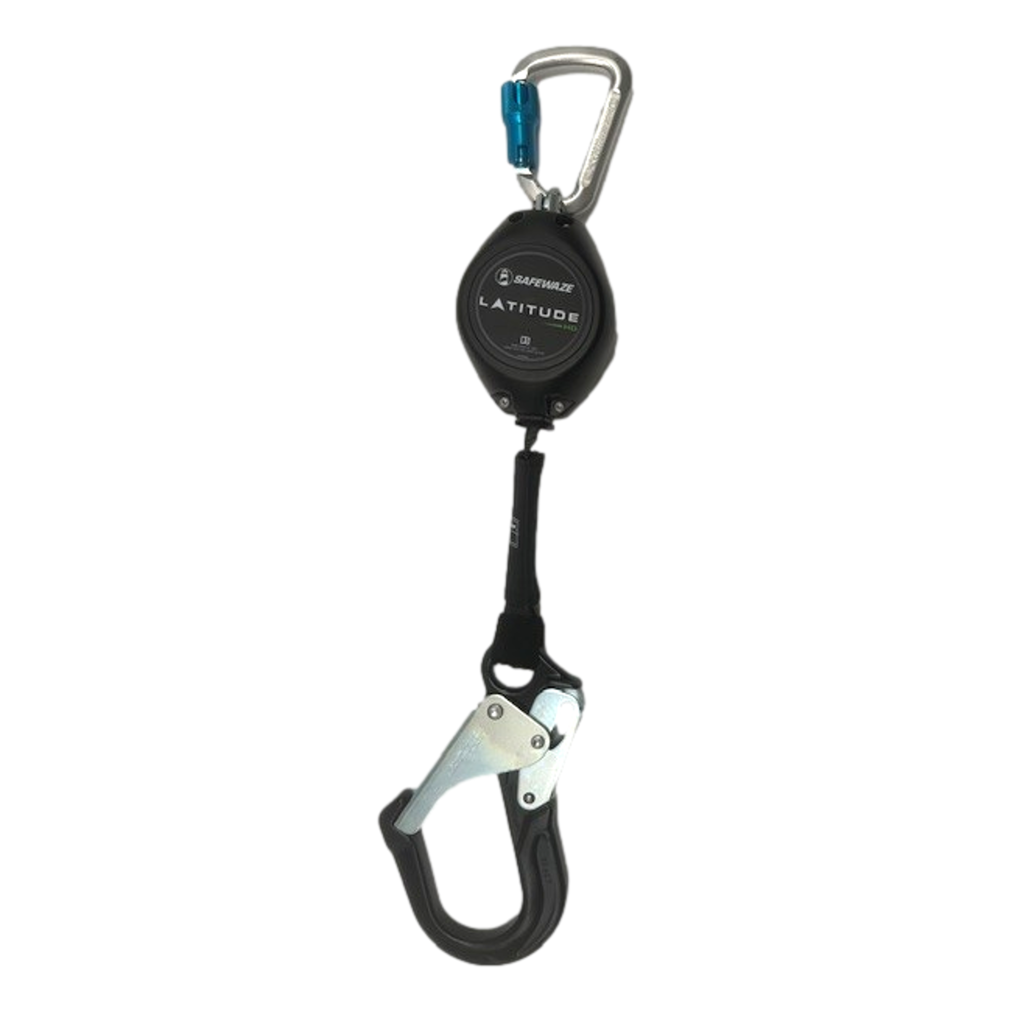 Safewaze 021-5287 Latitude HD 11' Single Web SRL Aluminum Carabiner Aluminum Rebar Hook