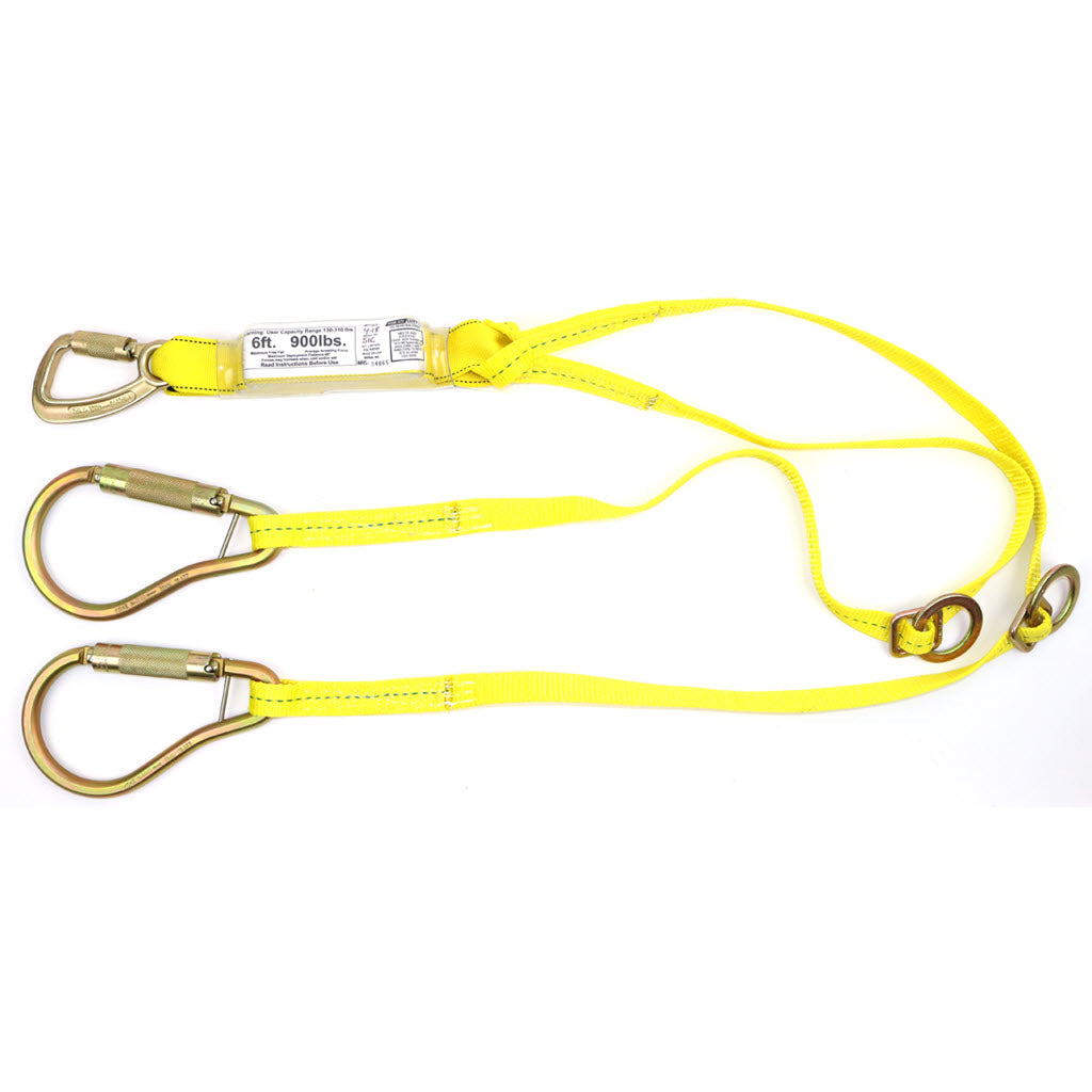 WRS 51C 6' Y-Leg Lanyard – Dual-Leg, Fall Protectio - OutdoorPowerDeals
