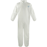 Ironwear 1601-XL Flame Retardant Disposable Coveralls White 100% Polypropylene Elastic Wrists & Ankles Size XL Case of 25