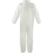 Ironwear 1601-W Flame Retardant Disposable Coveralls 3XL – 100% Polypropylene, Elastic Wrists/Ankles, Case of 25