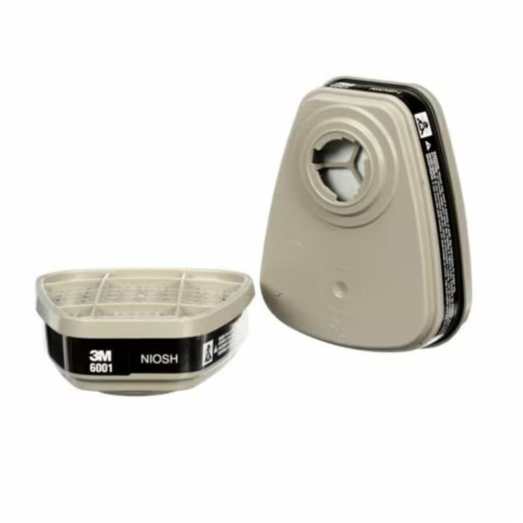 3M 6001 Organic Vapor Respirator Cartridge (Pair) - OutdoorPowerDeals
