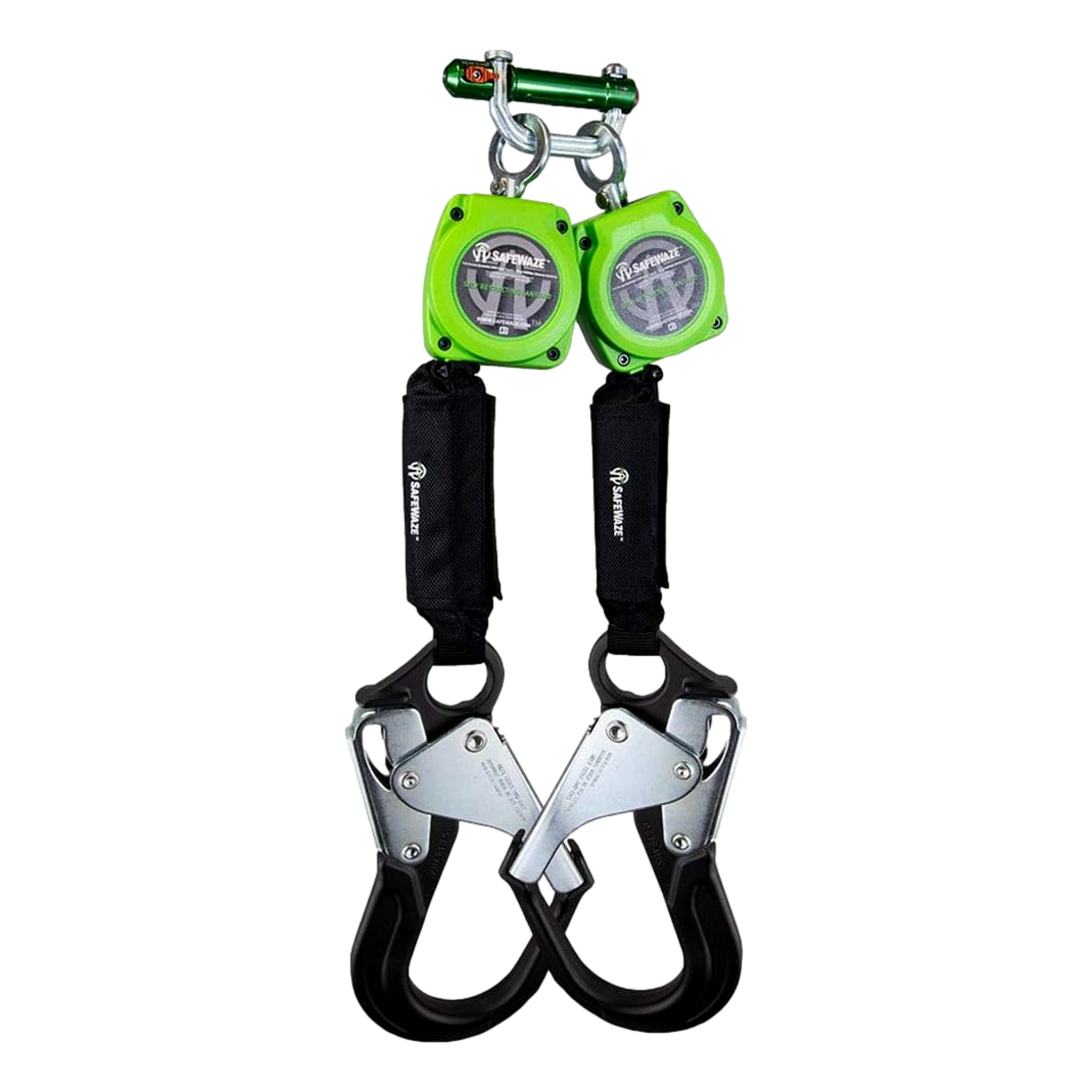 Safewaze 019-5055 6' Web Dual Leg Retractable with Aluminum Rebar Hooks & 9013 BWB