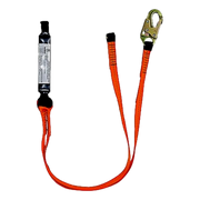 Safewaze FS88561-E Lanyard 6 ft V-Line Dual Leg Snap Hooks