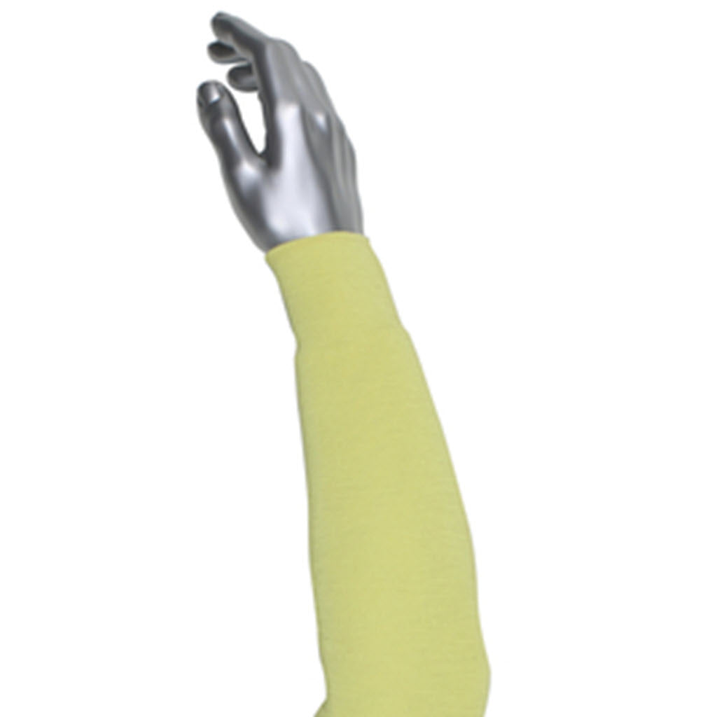 Radnor 18" Kevlar Sleeves, Cut-Resistant Protective Arm Sleeves, Yellow, 64056995 - OutdoorPowerDeals