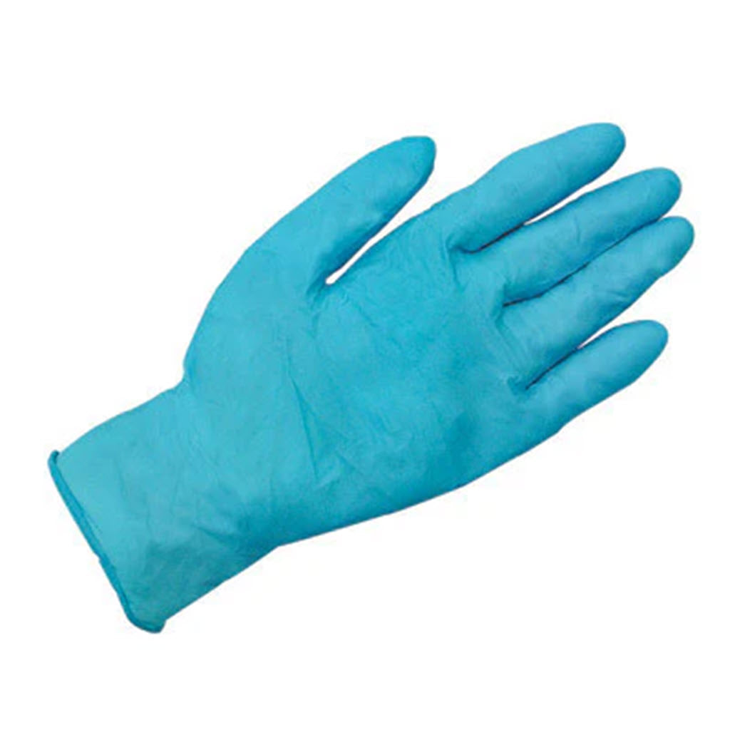 Radnor 64057294 8 Mil Nitrile Disposable Gloves, Blue, Medium, Box of 50 - OutdoorPowerDeals