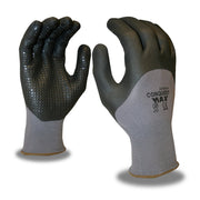 Cordova 6920-L Conquest Gloves Large Nylon/Nitrile Gray/Black
