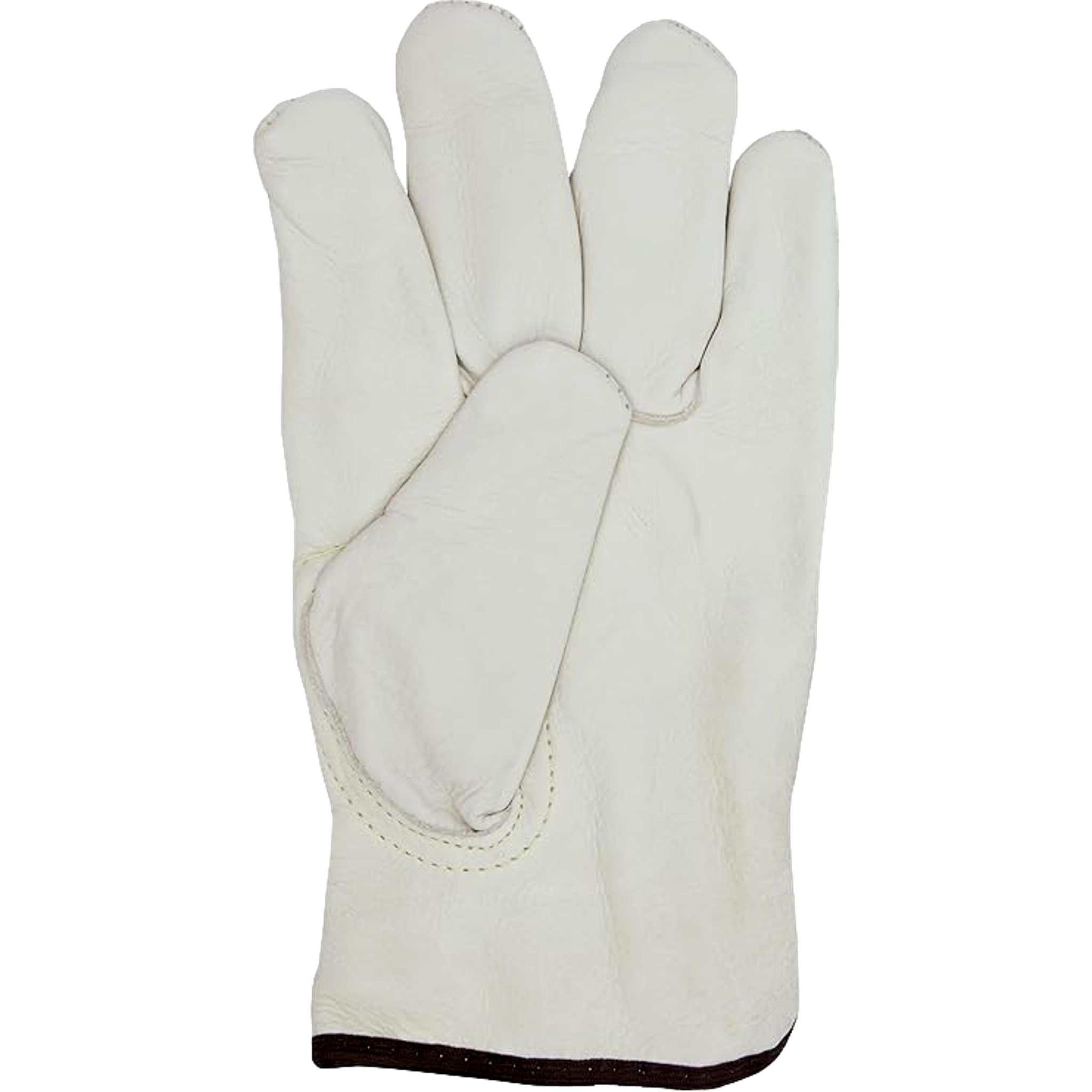Ironwear 4189 Large Buffalo Leather Gloves Alabaster Finish Durable