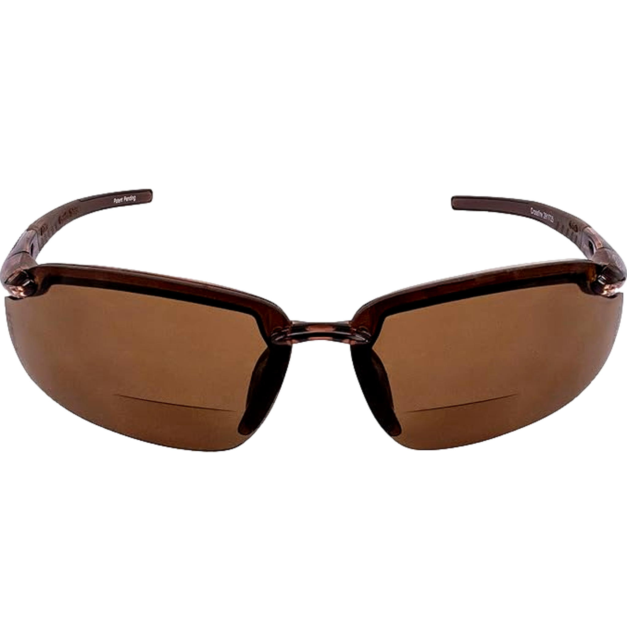 Radians ES5 Half Frame Reader Safety Glasses Brown/Brown Pack of 12