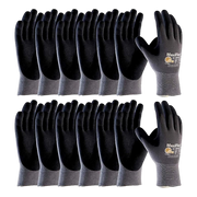 PIP 34-874 G-Tek Ultimate Nylon Micro-Foam Nitrile Grip Gloves Black Gray XL 12 Pack