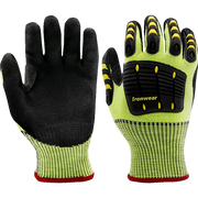 IRONWEAR 4885-L-06-3XL GLOVES IMPACT LIME/BLACK 3XL