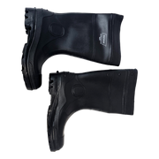 Ironwear 9253-B black PVC steel toe boot size 9 side view