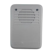 A gray CWSI low frequency sounder with a rectangular shape and multiple grills on the front.