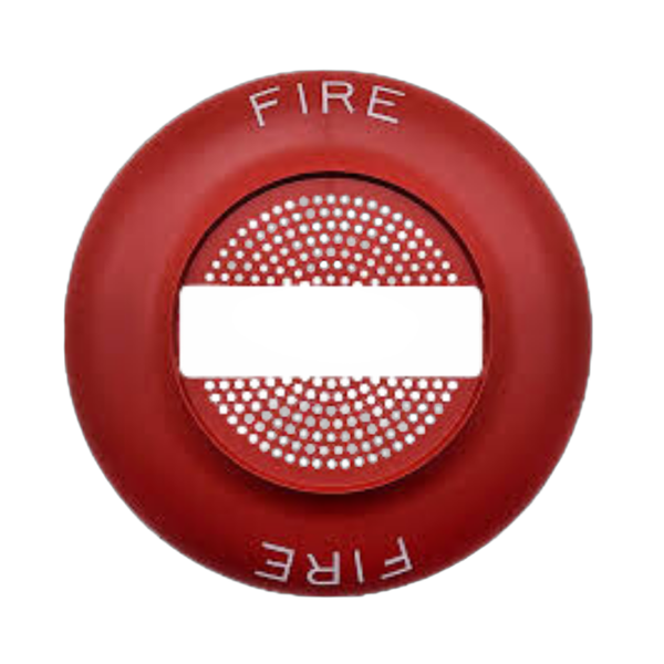 ECHSG60-FR - E60 speaker strobe grille plate, red - Protegis Fire & Safety