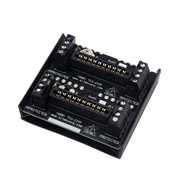 DTK-2MB - two-module Snap-Track mounting base - Protegis Fire & Safety