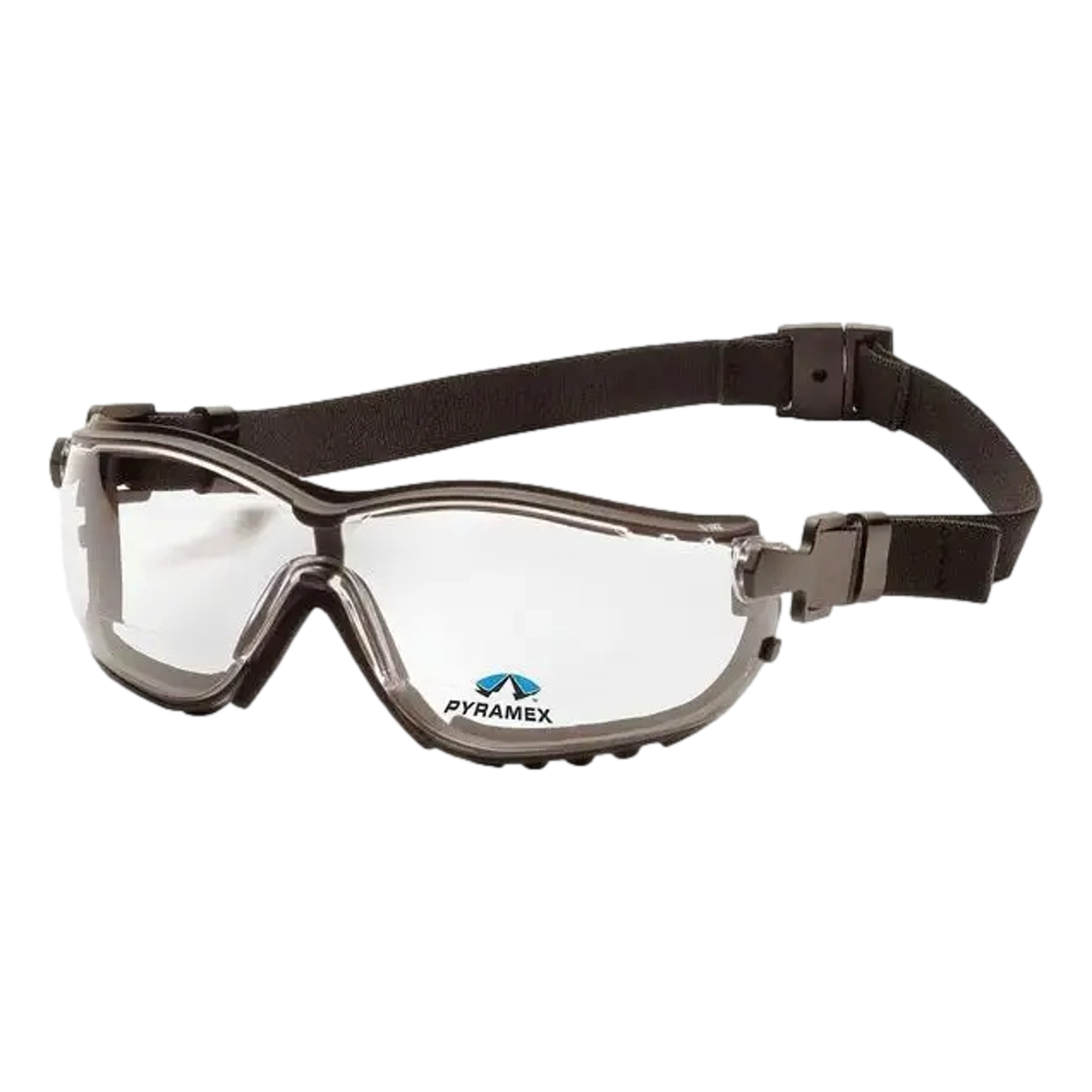PYRAMEX GOGGLES V2G BLACK/CLEAR GB1810ST