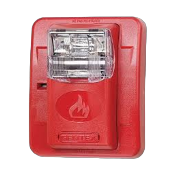 GES24-177WR - White/Red 177cd Visual Strobe - Protegis Fire & Safety