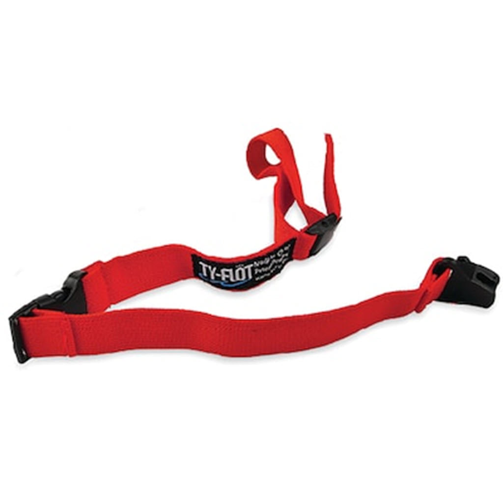 Ty-Flot LNYHRDRD Hard Hat Lanyard, Red, Secure Attachment - OutdoorPowerDeals
