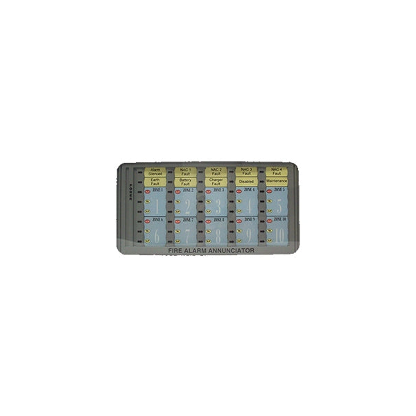 Notifier N-ANN-LED - 10-Zone LED Annunciator - Protegis Fire & Safety