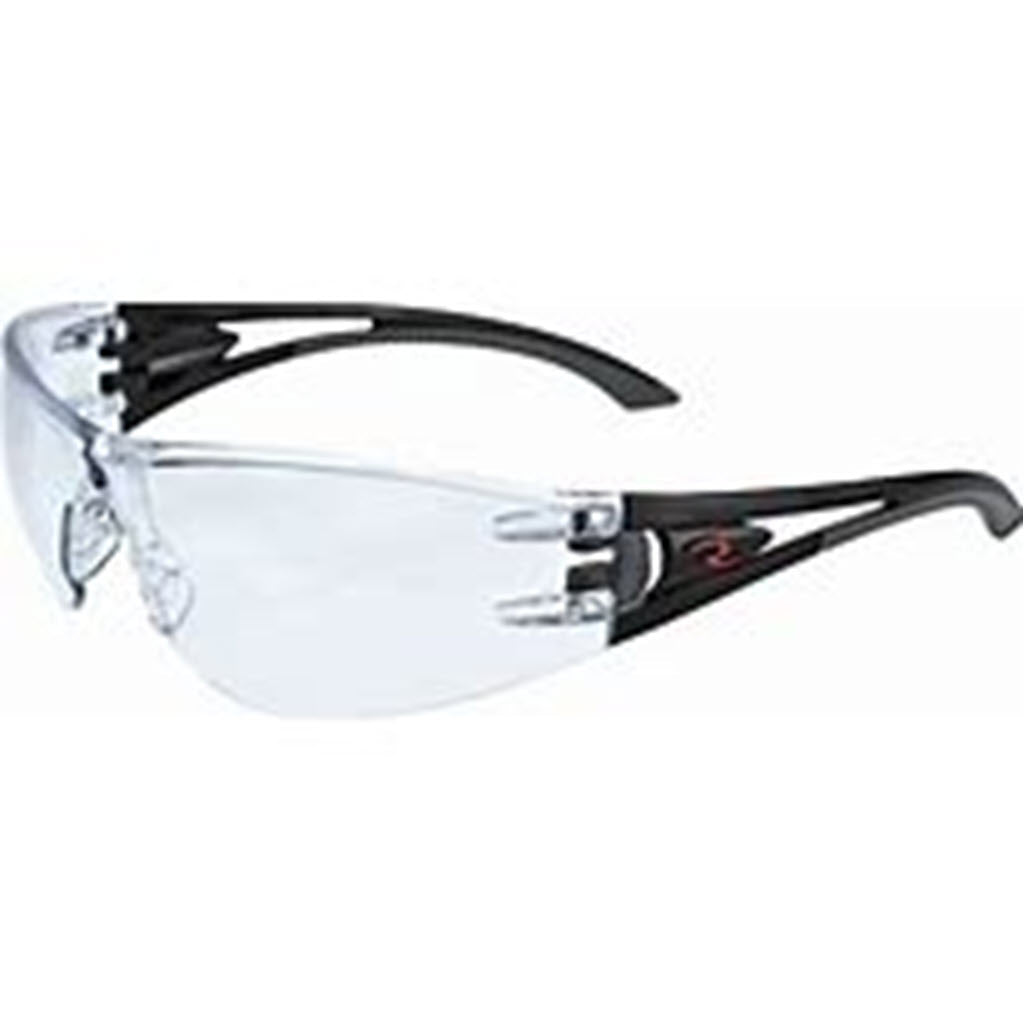 Radians Optima™ Safety Glasses OP1011ID Black Frame with Clear Anti-Fog Lens - OutdoorPowerDeals
