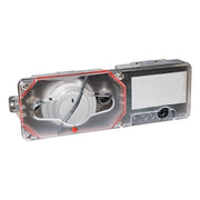 Cassette tape on a white background