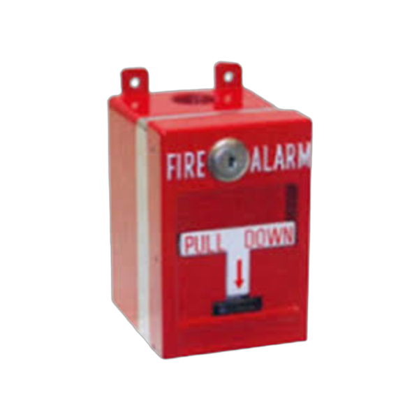 RSG RMS-1P - SPST manual pull station switch, 1-gang mount - Protegis Fire & Safety