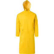 Ironwear 9220-Y 49" 2XL Yellow Raincoat with Hood, Poly Construction
