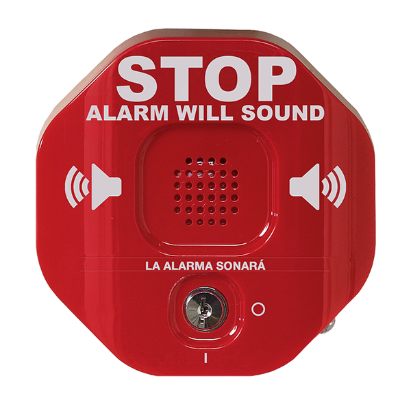 STI-6400 - Exit Stopper multifunction door alarm, red - Protegis Fire & Safety
