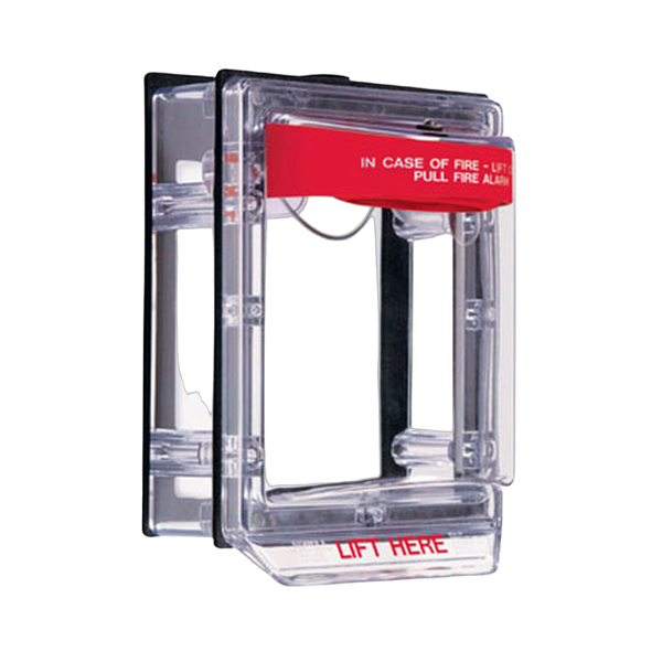 STI-1155 - Weather-rated Stopper II fire alarm pull station cover with horn - Protegis Fire & Safety