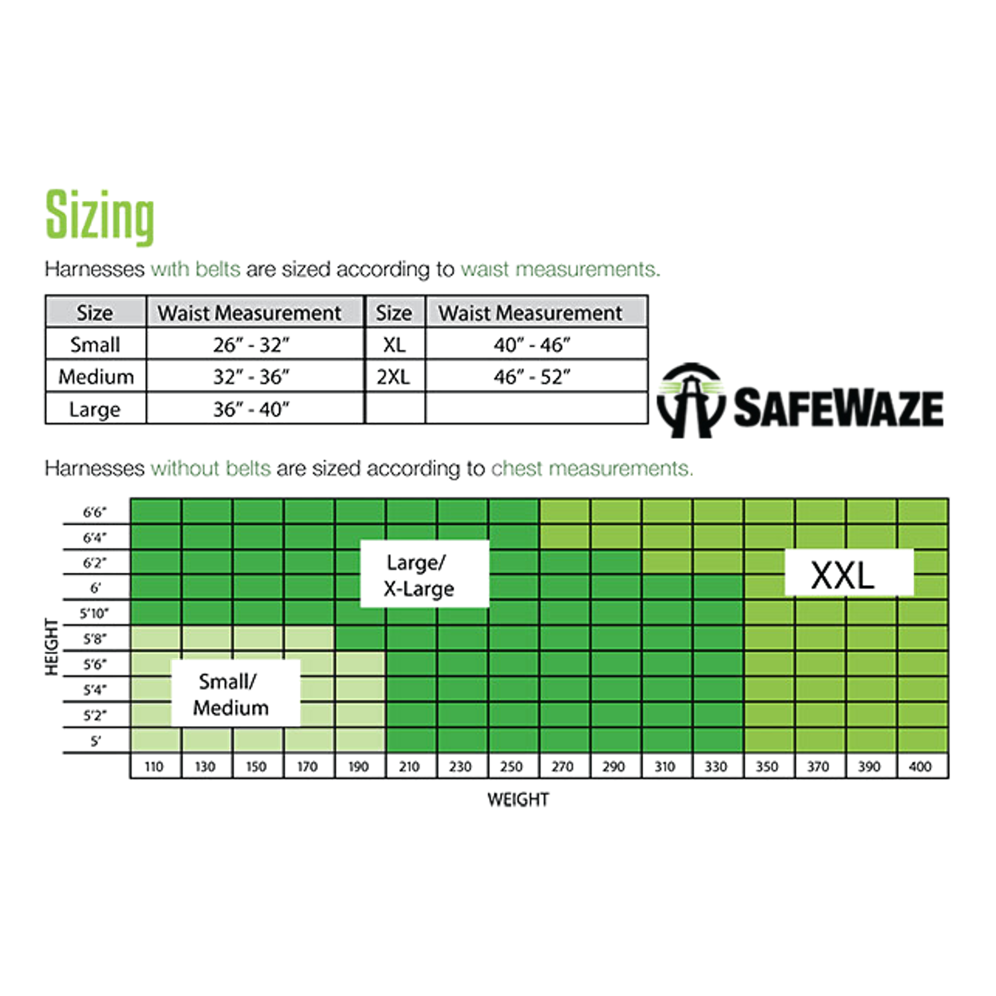 Safewaze 020-1220 PRO+ Slate Harness XS