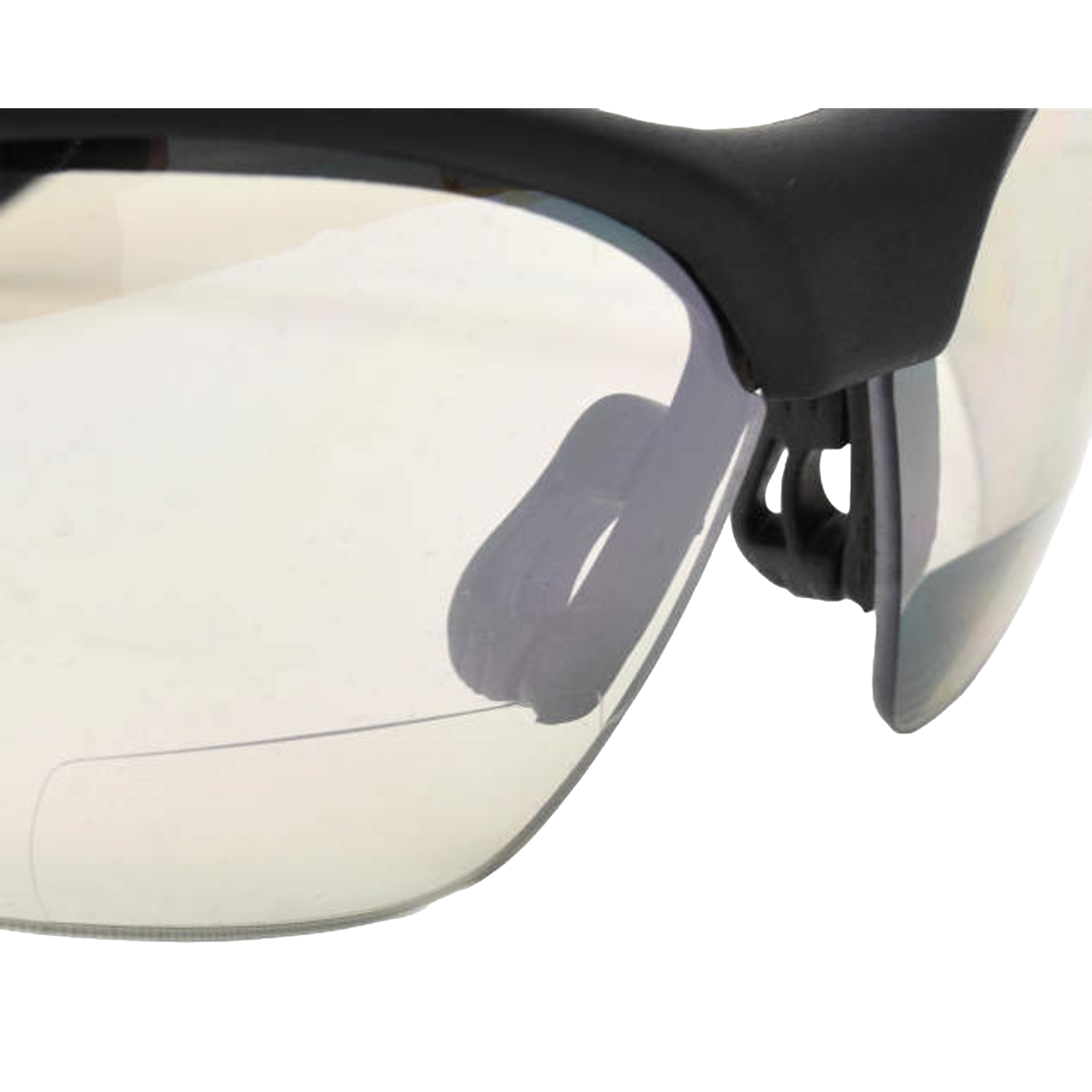 GLASSES HALF FRAME READER BLACK/CLEAR I/O CH1-915